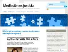 Tablet Screenshot of mediacionesjusticia.com